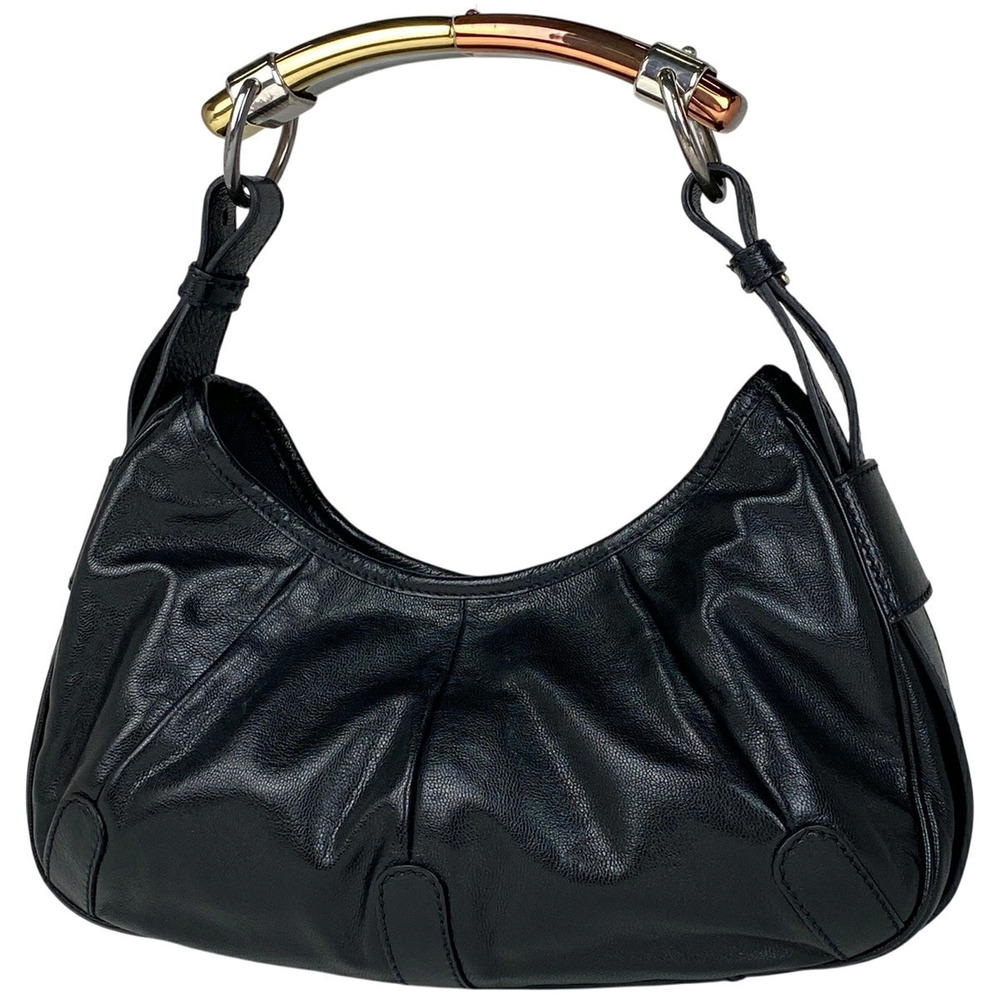 Saint Laurent Yves 2way Shoulder Bag leather black